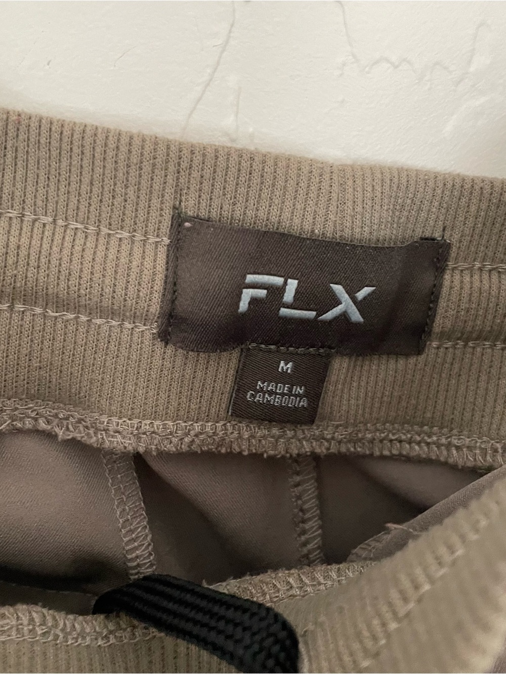 FLX men’s jogger pant in taupe size medium - Picture 2 of 6